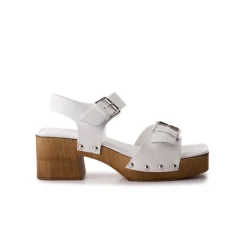 Women L'INTERVALLE Tiril White Leather