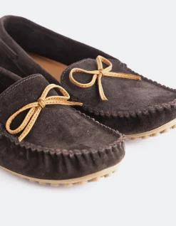 Women L'INTERVALLE Titania Brown Suede
