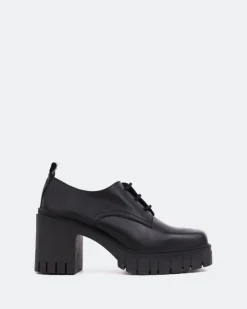 Women L'INTERVALLE Toulon Black Leather