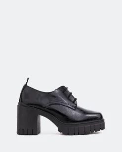 Women L'INTERVALLE Toulon Black Naplack