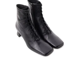 Women L'INTERVALLE Trafalgar Black Leather