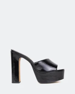 Women L'INTERVALLE Tropicana, Black Naplack/Npalack Noir