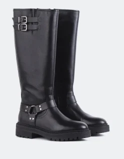 Women L'INTERVALLE Turvol Black Leather