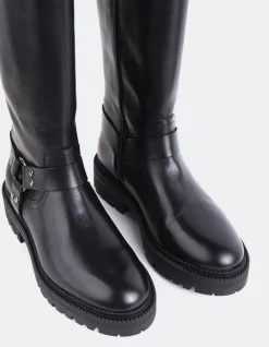 Women L'INTERVALLE Turvol Black Leather