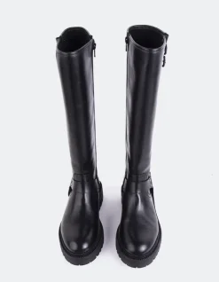 Women L'INTERVALLE Turvol Black Leather