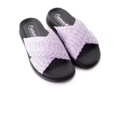 Women L'INTERVALLE Tuva Lilac Raffia