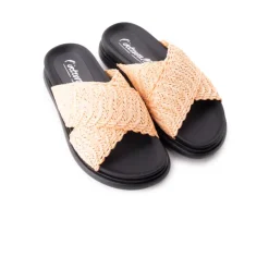 Women L'INTERVALLE Tuva Orange Raffia