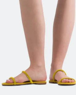 Women L'INTERVALLE Twiggy Yellow Suede