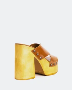 Women L'INTERVALLE Twist Tan Leather
