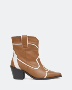 Women L'INTERVALLE Ukamu Tan Leather/Cuir Ocre