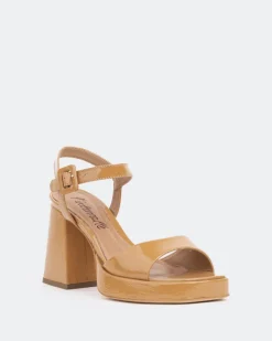 Women L'INTERVALLE Ulias, Camel Naplack/Naplack Chameau