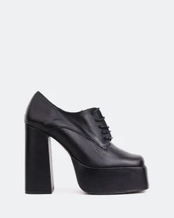 Women L'INTERVALLE Ursuline Black Leather