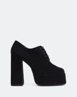 Women L'INTERVALLE Ursuline Black Suede