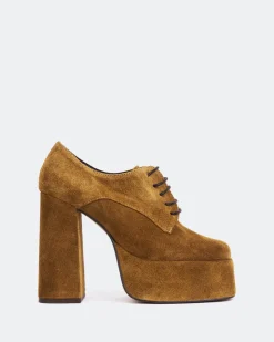 Women L'INTERVALLE Ursuline Brown Suede