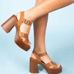 Women L'INTERVALLE Valentano Tan Leather