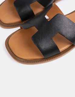 Women L'INTERVALLE Valmy Black Leather