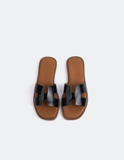 Women L'INTERVALLE Valmy Black Patent