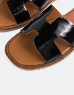 Women L'INTERVALLE Valmy Black Patent