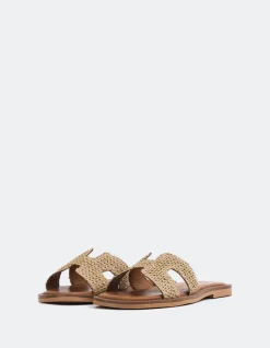 Women L'INTERVALLE Valmy Camel Raffia