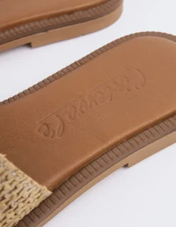 Women L'INTERVALLE Valmy Camel Raffia