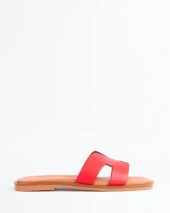 Women L'INTERVALLE Valmy Red Leather
