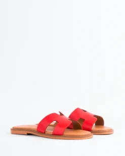 Women L'INTERVALLE Valmy Red Leather