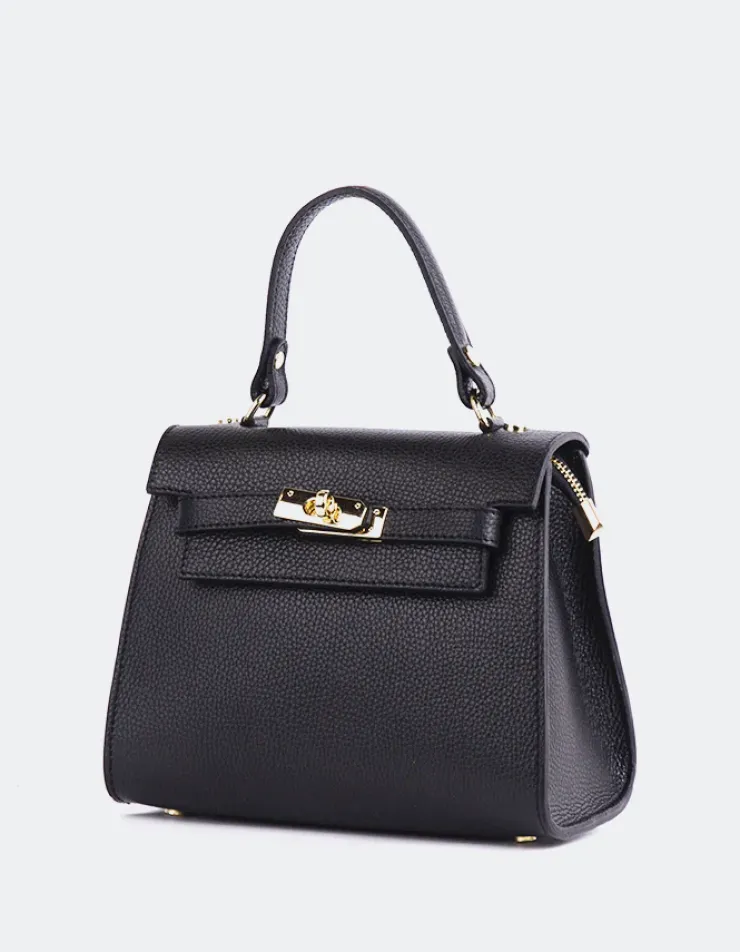 L'INTERVALLE Vance Black Leather
