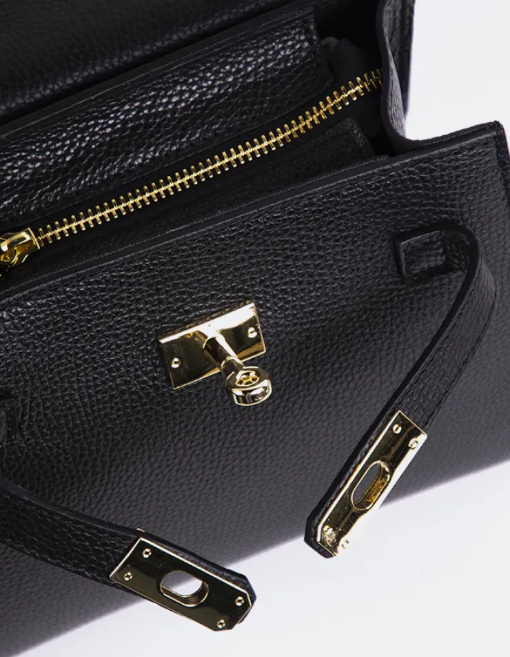 L'INTERVALLE Vance Black Leather