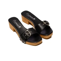 Women L'INTERVALLE Vanja Black Leather