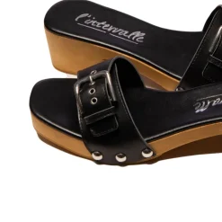 Women L'INTERVALLE Vanja Black Leather