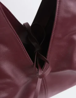 L'INTERVALLE Varana Burgundy Leather