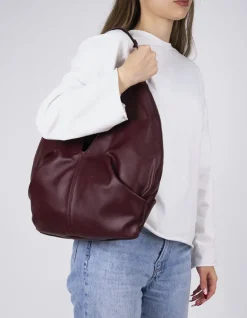 L'INTERVALLE Varana Burgundy Leather
