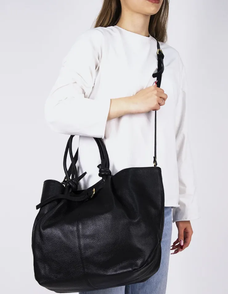 L'INTERVALLE Varden Black Leather