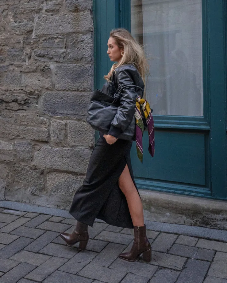 L'INTERVALLE Varden Black Leather