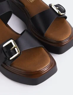 Women L'INTERVALLE Varvara Black Leather