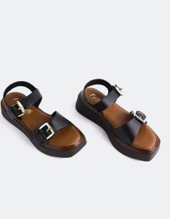 Women L'INTERVALLE Varvara Black Leather