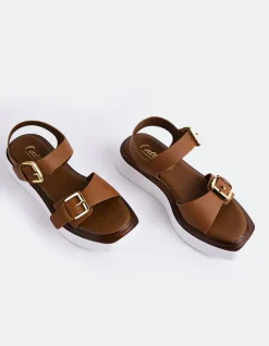 Women L'INTERVALLE Varvara Tan Leather