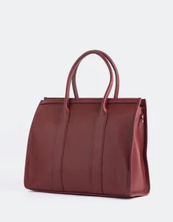 L'INTERVALLE Veena Burgundy Leather