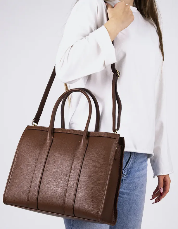L'INTERVALLE Veena Cognac Leather