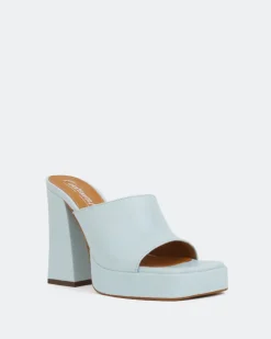 Women L'INTERVALLE Vendome Blue Leather