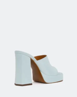 Women L'INTERVALLE Vendome Blue Leather