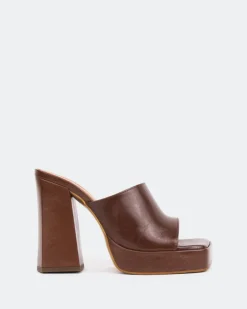 Women L'INTERVALLE Vendome Chestnut Leather