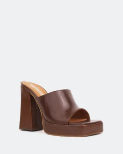 Women L'INTERVALLE Vendome Chestnut Leather