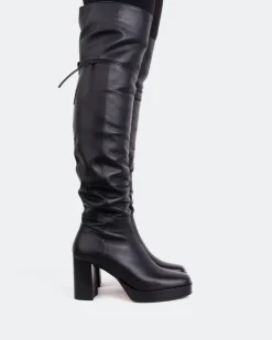 Women L'INTERVALLE Veneto Black Leather