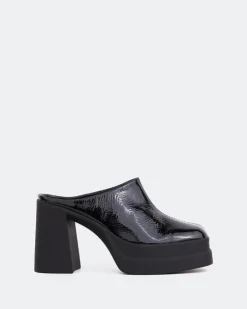 Women L'INTERVALLE Verdi Black Naplack