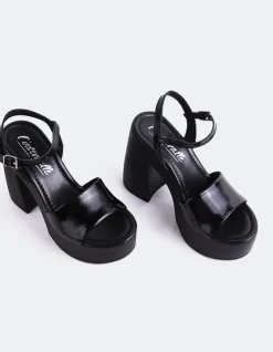 Women L'INTERVALLE Veria Black Naplack
