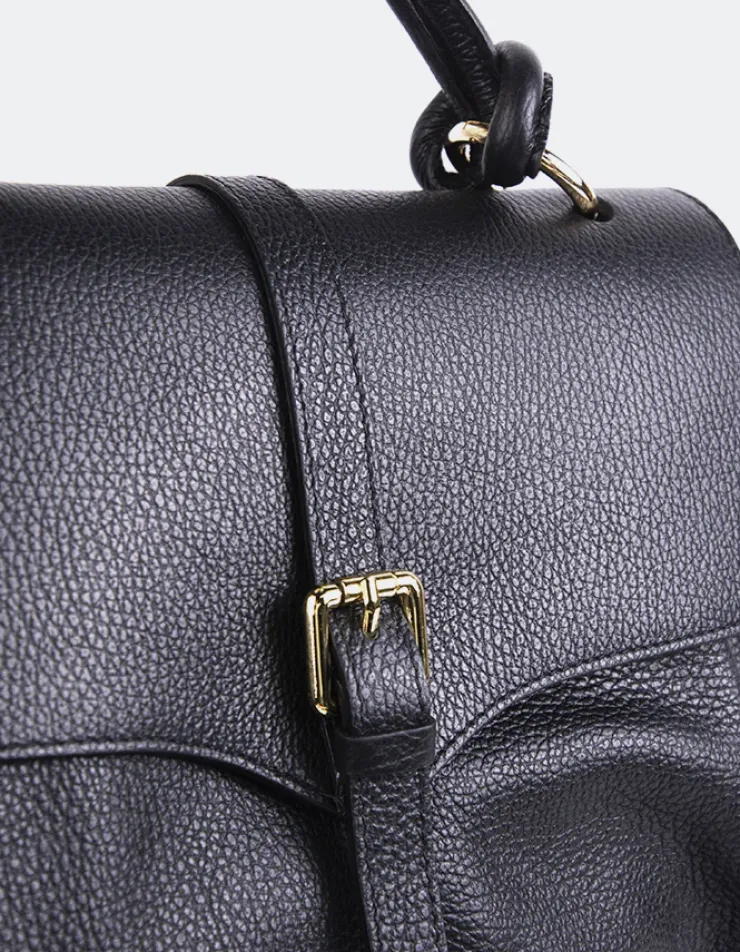 L'INTERVALLE Verone Black Leather