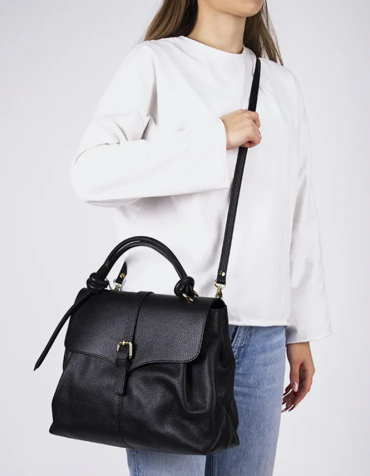 L'INTERVALLE Verone Black Leather