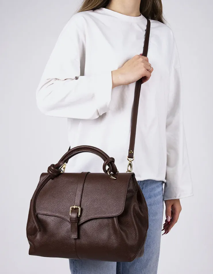 L'INTERVALLE Verone Brown Leather