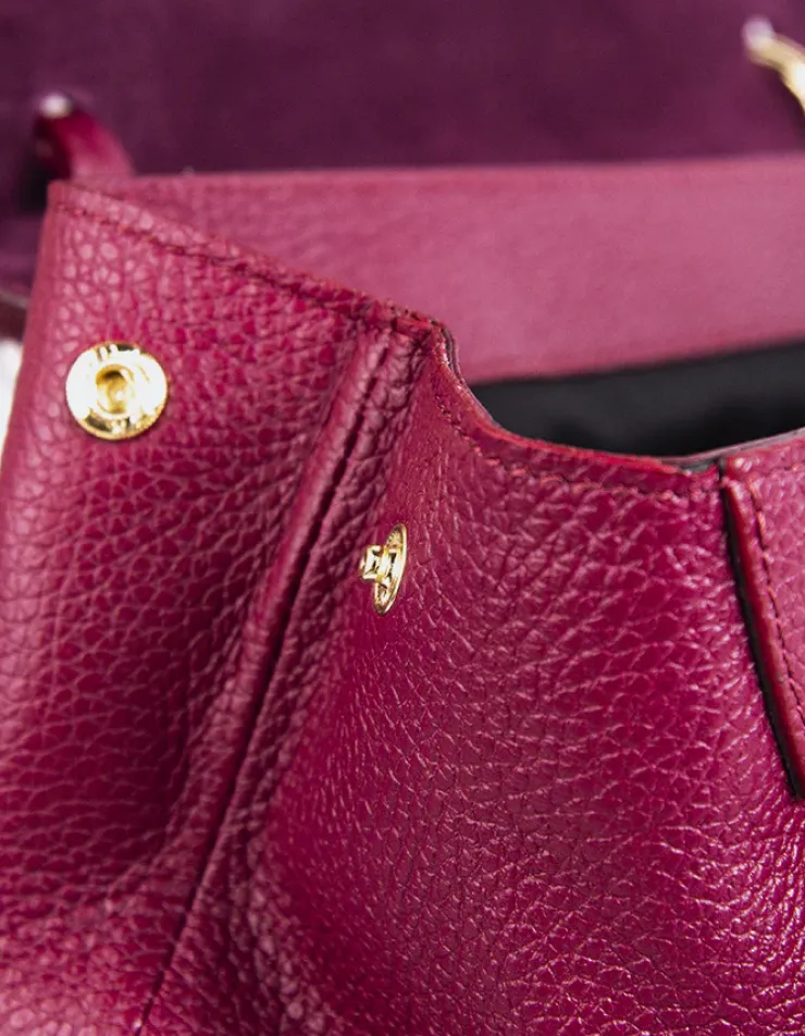 L'INTERVALLE Verone Burgundy Leather